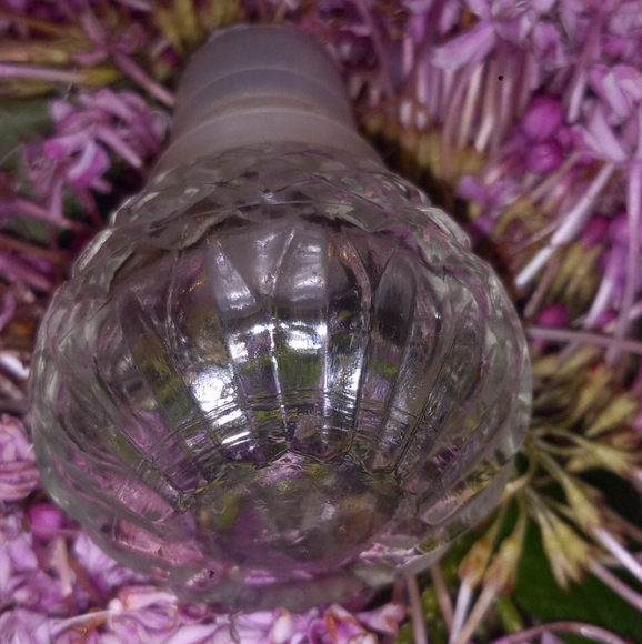 Vintage Clear Textured Glass Decanter With Stopper - Picture 6 of 8